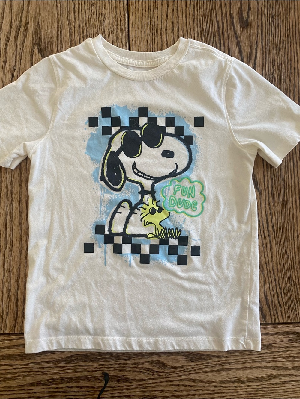 Peanuts Snoopy 'Fun Dude' Graphic Tee - White